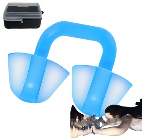 YTRUOYI Swimming Nose Plugs, Swimming Nose Clip Nose Protector with Case Comfortable Swimming Accessories for Surfing Adults Kids(Age 7+) Beginners