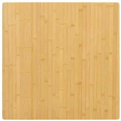 vidaXL Tischplatte 70x70x1,5 cm Bambus