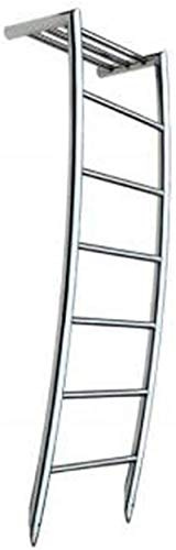 Portasciugamani Riscaldato, Scaldasalviette Elettrico Moderno da Parete in Acciaio Inossidabile Lucido 60W Riscaldatore per Bagni e Scaldasalviette Spa Interesting
