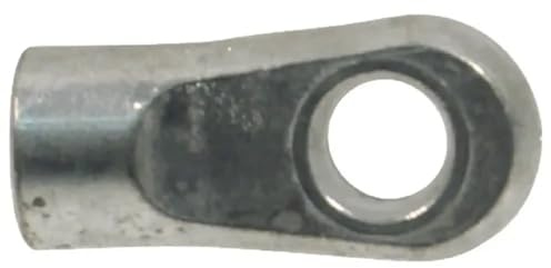 cyclingcolors Œillet de vérin à gaz raccord de ressorts de compression en acier zingué Rotule Embout Fixation Tête Amortisseur Bras Charnière, filetage M8 Ø trou 10mm