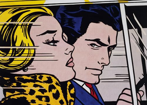 Ravensburger - Pussel 1000 bitar i bilen | Pussel för vuxna 70x50 cm | Pussel 1000 bitar Lichtenstein | Pussel för vuxna konstsamling