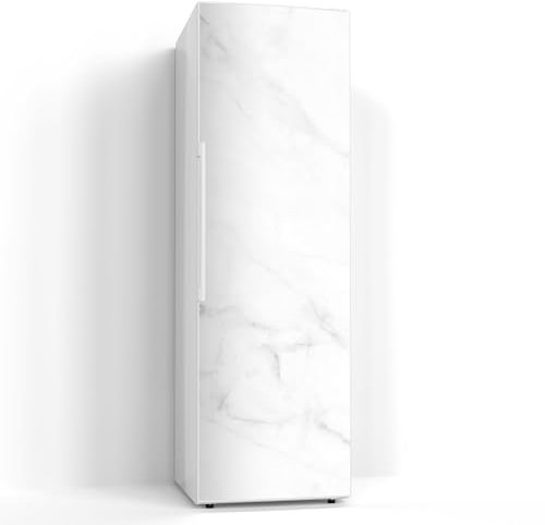 DEQORI Magnetfolie für Kühlschrank 60x190 cm | Motiv Marmorplatte im Detail | dekorative Magnetmatte Gefrierschrank Schutz | Magnet Deko-Folie selbstklebend, magnetisch & wasserabweisend