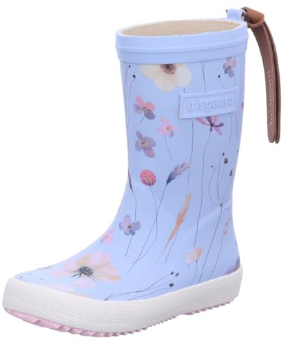 Bisgaard Bottes de pluie tendance unisexes pour enfant, Fleurs de lavande, 26 EU