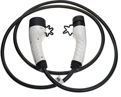 vhbw Ladekabel Typ 2 zu Typ 2 kompatibel mit Citroen AMI Elektroauto, 1-phasig, 16 A, 3,5 kW, 3 m