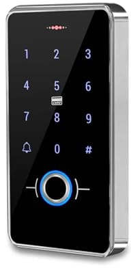 Smart Door Lock, IP68 Waterproof Door Access Control System Biometrics RFID Keypad + Power Supply + 180KG Electric Magnetic Strike Locks For Home for Home Bedroom Hotel Office Apartment(Kit7 (180KG L