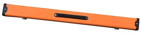 Ronyme Billiards Pool Cue Case Snooker Cue Storage Box, Protector Snooker Pool Cue Sticks Carrying Case for Club Training Sports, Orange