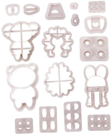 Mobestech 8 Juegos De Moldes Para Velas Con Números Moldes Para Galletas Con Forma De Animales Moldes Para Galletas Con Forma De Animales De Dibujos Animados Moldes Para Hornear Con