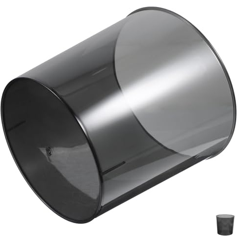 Veemoon Corbeille de Bureau en Plastique Design Simple pour Maison Bureau Structure Solide et Décoration Élégante