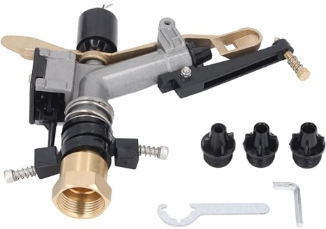 Arroseur Automatique DN25 1 Pouce, Sprinkler Rotatif à 360°, système d'arrosage pour pelouse et Jardin, Couverture Large et économie d'eau - idéal pour Jardin, verger et