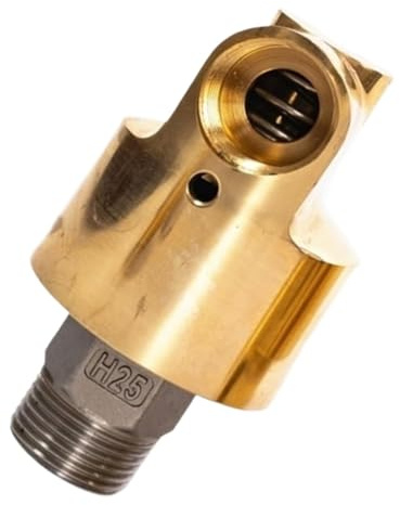 HD25 DN25 Drehgelenk, 360-Grad-Drehgelenkkupplung for Wasser, Luft, Öl, Messing-Drehverbindung, Universal-Anschluss(1 inch Right Thread)
