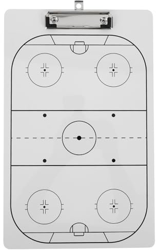 POPETPOP Pizarra de Hockey y Baloncesto para Entrenadores, Tablero Táctico Portátil, Superficie de Borrado en Seco Duradera, Herramienta Versátil para Deportes de Equipo y Entrenamiento