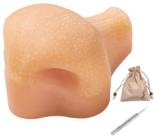 Juguete Popper de espinillas para aliviar el estrés, Juguete de Silicona con Pinzas para Adultos y niños, Fidget Popper Zit