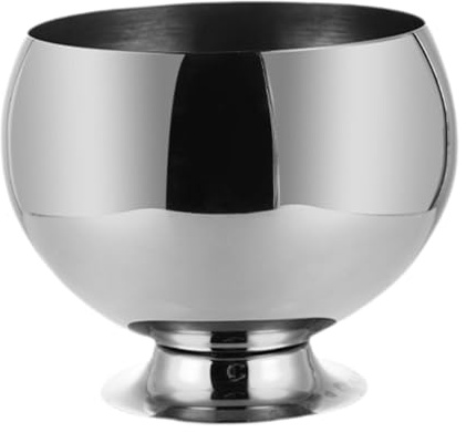 RoaQinFo Cubitera para Vino, Cubitera, Cubitera para Cerveza, Base de Pedestal, Recipiente para Bebidas, Cuenco de Champán de Acero Inoxidable para Cócteles de, L, tal como se describe