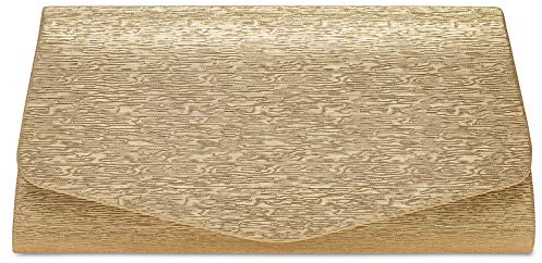 Caspar TA526 Damen elegante Glanz Clutch Tasche Abendtasche