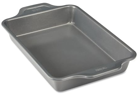 All-Clad Pro-Release Nonstick Baking Pan 9x13 Inch Oven Safe 450F Half Sheet, Cookie Sheet, Muffin Pan, Cooling & Baking Rack, Round Cake Pan, Loaf Pan, Baking Pan Grey