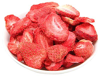 Freeze Dried Strawberry Slices, 200g. Great for baking and decorating cakes