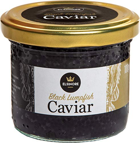 ELSINORE Ambient Lumpfish Caviar 100 g (6 x 100 g Gläser in einem Geschmack)