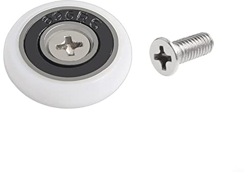 Lot de 16 roulettes pour porte de douche - 25 mm