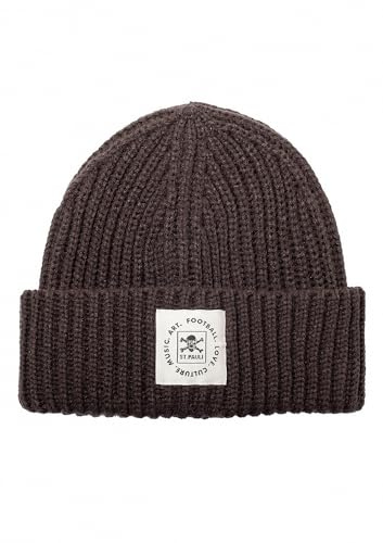 FC St. Pauli - Football Music Art - Fischermütze Mütze Beanie braun