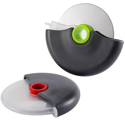Infinity Homeware Pizza Wheel Cutter Disc Stainless Steel with Protector, Sharp Premium Cutter for Pizza, Bread, Etc.…