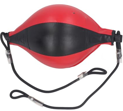 Doppelend-Boxsack, Boxen für das Training, PU-Leder, Verbessert Reflexe, Schnelle Geschwindigkeit, Hängender Boxball mit Verstellbarer Kordel