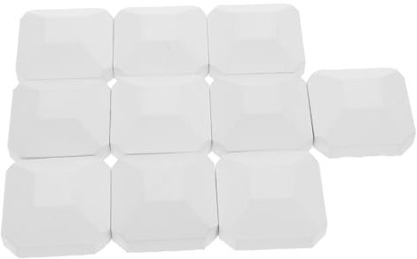 Garneck Briquettes de Remplacement en Cordiérite pour Barbecues à Gaz Paquet de 10 Briquettes pour Barbecue à Gaz Et Foyer 2 Pouces