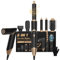 UKLISS Air Styler 5 in 1- Magic Styler Airbrush Hair Stylers, 1000w Air Styler Set with Curl Straighten, Volumise, Smooth and Blow Dryer Brush for Styling, Hot Brushes for All Hair Types (Black Gold)