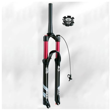 AADDFDD MTB Air Suspension Fork Fit For 26 27.5 29 Inch XC AM Mountain Bike Front Forks Ultralight 140mm Travel QR 9mm Tapered Steerer 1-1/2'' Rebound Adjust