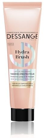 DESSANGE - Latte Di Brushing Hydra-Protector Hydra Brush - Acido Ialuronico & Olio Di Rosa - Idrata & Protegge - Capelli Esposti ai riscaldatori - 140 ml