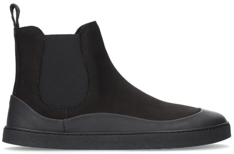 GROUNDIES® Sienna Women - Damen Barfußschuh/Barfuß-Stiefelette/Chelsea Boots (black, EU Schuhgrößensystem, Erwachsene, Numerisch, M, 40)