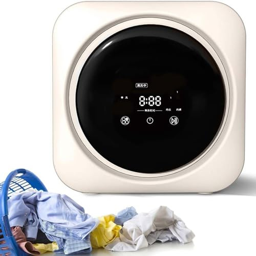 Lavatrice portatile per vestiti, lavatrice portatile mini da 9 litri con centrifuga, carico e scarico automatico dell'acqua, lavatrice pieghevole con centrifuga per appartamento, lavanderia,