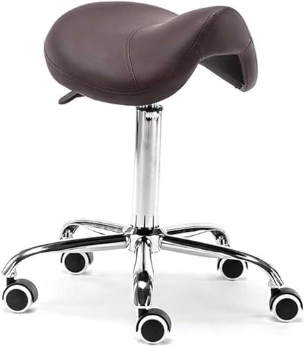 Taburete hidráulico ergonómico con ruedas, silla ajustable para spa y salón de belleza, diseño que aumenta la comodidad para una postura saludable de la espalda, ideal para profesionales y uso