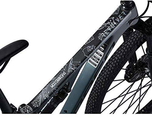 DYEDBRO MTB-Rahmenschutzfolie Weiß