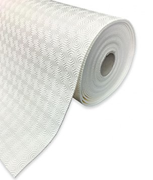 BIANCHERIAWEB Mollettone Tavolo Rettangolare 140x210 Copritavolo Gommato Antiscivolo PVC Tovaglia Proteggi Tavola Aderisce a Tutte le Superfici Anti Macchia e Anti Graffio Colore Bianco