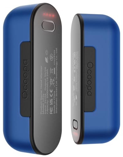 OCOOPA Magnético Calentadores de Manos Recargables 5000mAh*2Packs, 16 Hrs de Calor 4 Niveles de Calor hasta 58°C, Cargador Portátil USB-C, Raynauds, Golf, Regalos Tecnológicos para Hombres, UT2s