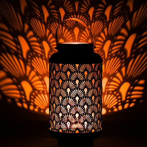 Marrakech Lanterna orientale antivento 30 cm | Lanterne per esterni Braga piccola come decorazione