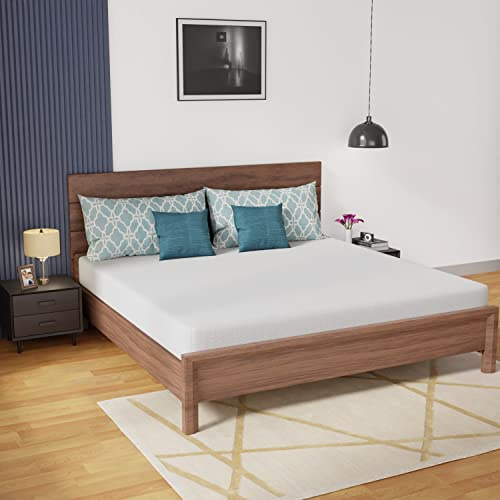 PayLessHere Gel Memory Foam Mattress Wave Comfort Foam Mattress 8 inch Mattress, CertiPUR-US Certified,Breathable Bed Mattress Supportive & Pressure Relief,Removable Cover,Fiberglass Free,White King