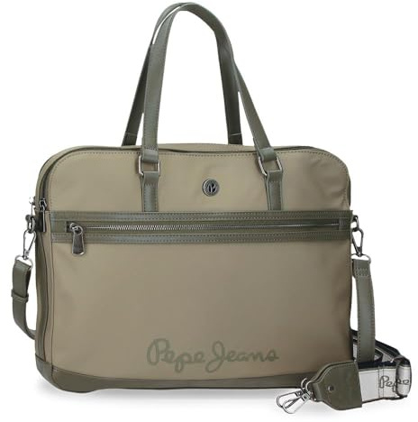 Pepe Jeans Corin, monederos, Neceser, Cartera, Fabricada en poliéster y Detalles en Piel sintética, Diferentes Ranuras, con Cierre de Cremallera.de Joumma Bags