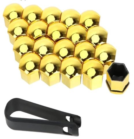 Kompatibel Mit VW Für Polo Für Golf 7 Für Tiguan Auto Radabdeckung Nabenmutter Bolzenabdeckungen 20 Stück 17 Mm 19 Mm 21 Mm Nabenschraubenabdeckung Radnabenmuttern ( Color : Color 1 , Size : 21mm )