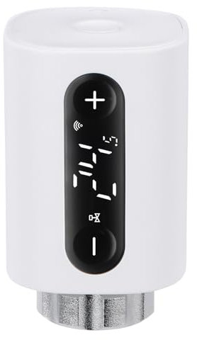 Wengart WiFi Heizkörperthermostat WG360, 2,4 GHz Tuya APP Heizkörperventil, programmierbares TRV zur Temperaturregelung in Mehreren Räumen