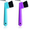 COYUN 2 Stück Hufkratzer Pferdekopf Hufauskratzer mit Bürste 2 in 1 Hufauskratzer Pferdepflege Zubehör Hufkratzer Antirutschgriff Pferd Grooming Tools für Saubere Hufe zur Hufpflege(Zufällige Farbe)