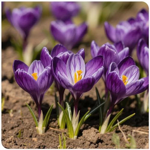 Rizomi di Crocus-Colore Vivido/e abbellire l'ambiente/Decorazione per Casa e Giardino-C-6 Rhizome