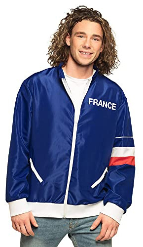 Boland - survêtement Top France, pour Homme, Pays, Drapeau, Jogging, Style rétro, Sportif, Costume de Groupe, Coupe du Monde, Championnat d'europe, fête à thème, Carnaval