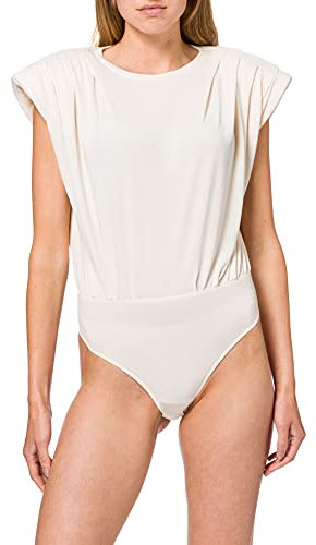 Sisley Women's Blouse Bodysuit 3807L8158 Jumpsuit, Beige 18F, M