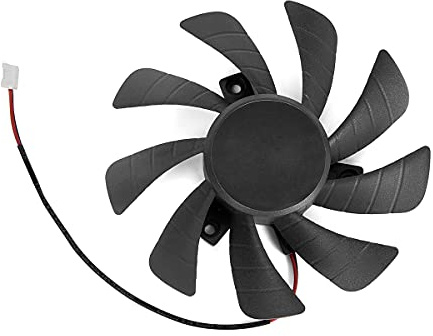 inRobert 85mm 2Pin Video Card Cooling Fan Replacement for Zotac GTX Gaming GTX 1650 Graphics Card