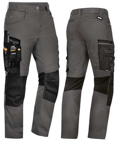 Uvex Echor Bundhose - Herren Arbeitshose mit Stretch-Bund - Cargohose - flexibel & robust