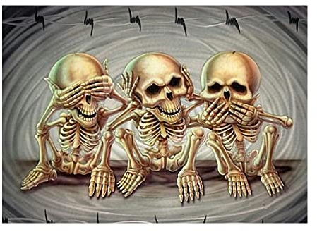 DCIDBEI Diamond Painting Skull klein 40x30cm DIY 5D Diamant Painting Totenkopf 3 Süß Diamant Malerei Schädel Skull Malen nach Zahlen Erwachsene Sticken für Anfänger Diamond Painting Horror Totenkopf