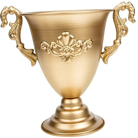 Warmhm Retro Blumentopf Aus Eisen Blumenvase Für Trockenblumen Eiserner Tischdekorationshalter Für Blumenarrangement Vintage Metallvasen Für Heimdekoration