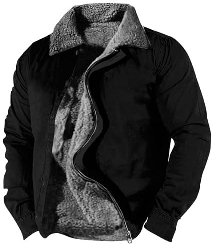 FeiBeauty wasserdichte Jacke Herren Arbeit Männer Mantel Steppjacke Übergangsjacke Regenjacke Mens Jacket Fleece Warnjacke
