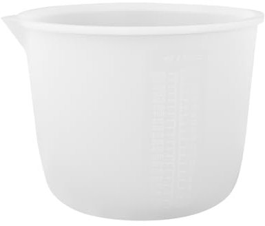 RANJIMA Silikon Messbecher für Raysin, Antihaft Epoxidharz-Mischbecher Präzise Skala Klar Abgestufte Becher Gieformen Measuring Cups für Gießformen DIY Handmade Basteln Gießformen 1000ml